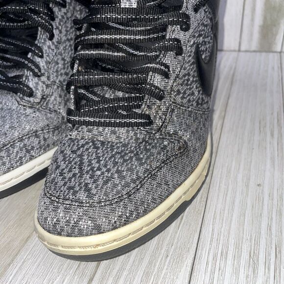 Nike Gray Athletic Shoes with Wedge Heel - Picture 4 of 10